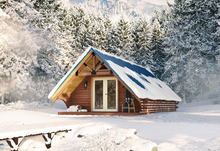 Pikes Peak Cabin Render